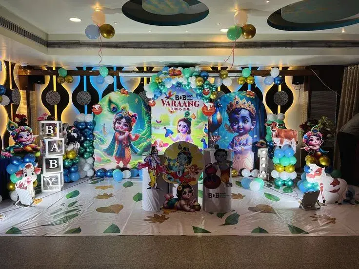 Krishna Theme - B9 Events Guntur